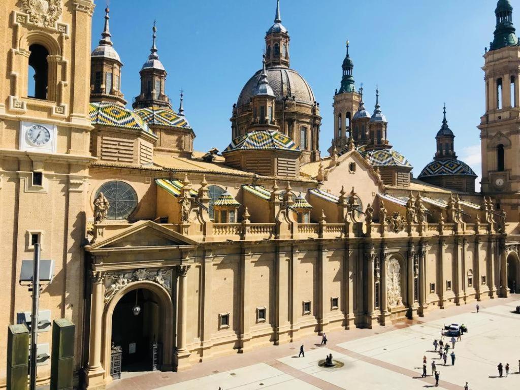 Apartament Vtz El Balcon A La Basilica I - Vistas Inmejorables A La Basilica Del Pilar! Saragossa Zewnętrze zdjęcie